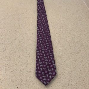 Massimo Bizzocchhi Purple Silk Tie